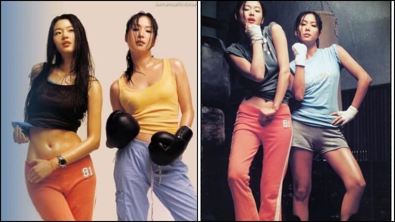 지오다노 모델 전지현과 고소영