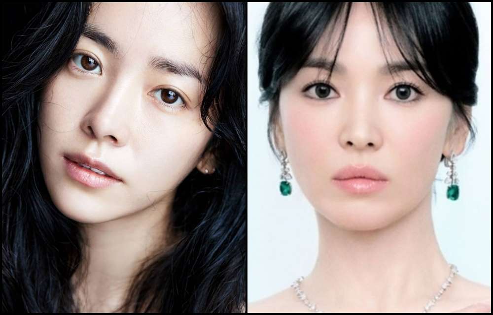 눈의 다양한 형태 한지민 송혜교